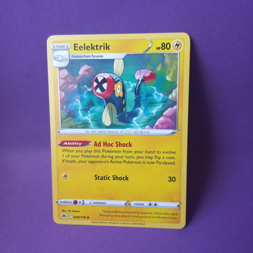 Eelektrik Pokmon Card like new - 0,29 - Vendora.cy Eelektrik Pokmon Card like new - 0,29 - Vendora.cy