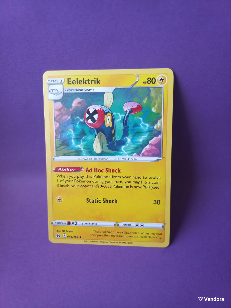 eelektrik pokemon card Amazon.com: Pokemon - Eelektrik (63/160)
