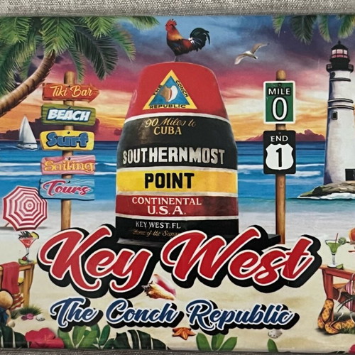 Key West pop art fridge magnet new