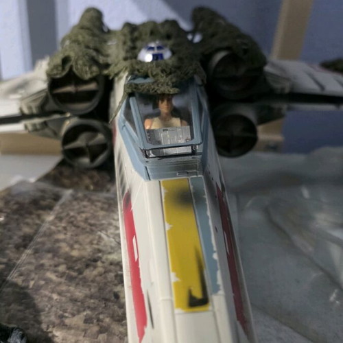 Star Wars Luke Skywalker X-Wing με Dagobah και R2-D2 μεταχειρισμένο
