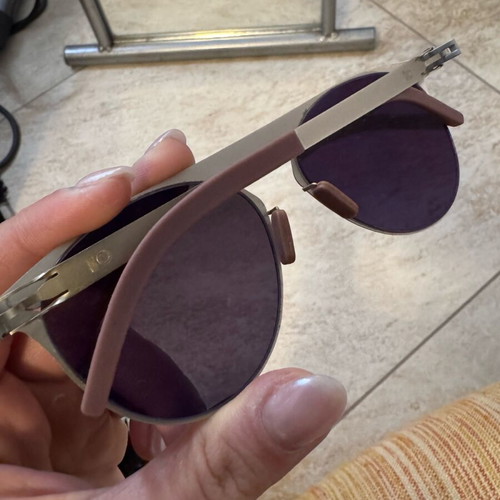 Roundten metal sunglasses silver like new