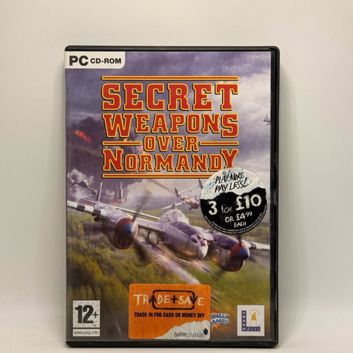 Secret Weapons Over Normandy PC used game, action adventure