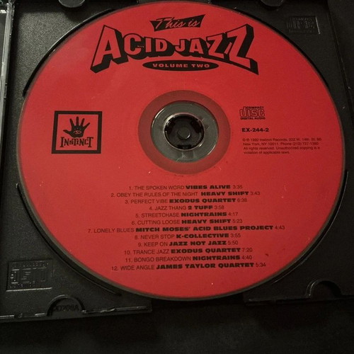 Acid Jazz Vol 2 CD used with replaced case