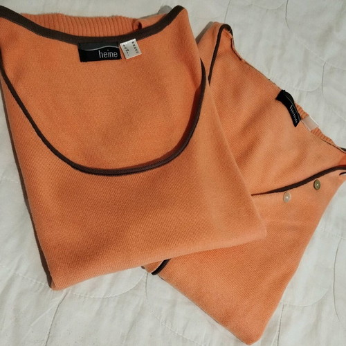 Heine cardigan with sleeveless top set size 46 like new