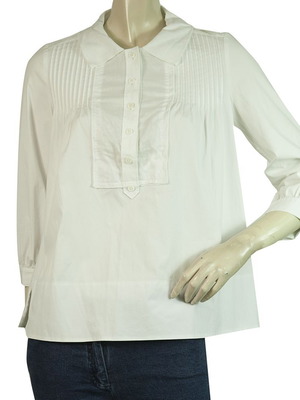 Diane Von Furstenberg DVF KAY white cotton shirt used