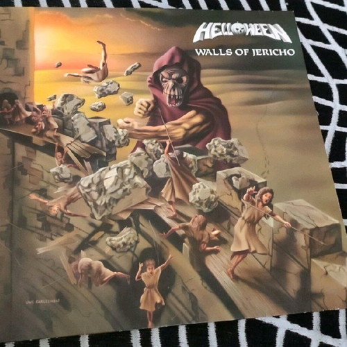 Helloween Walls Of Jericho vinyl record used, metal