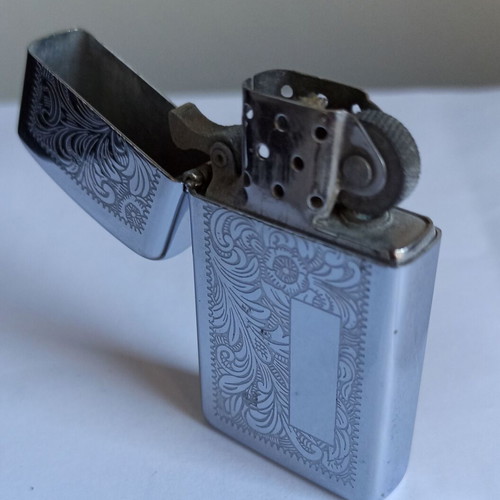 Zippo Venetian Slim lighter vintage 1989, used