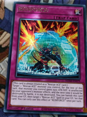 Reinforce Yu-Gi-Oh! Trap Card σαν καινούργιο