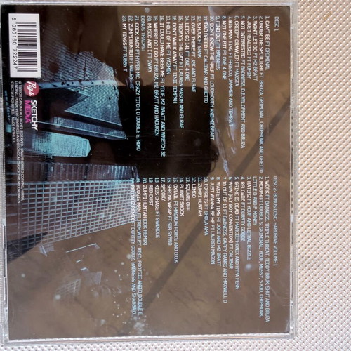 Harddrive Rap CD double disc like new, hip hop
