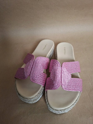 Espadrilles pink like new, size 39.5