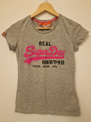Superdry γυναικεία μπλούζα μεταχειρισμένη, νούμερο S, γκρι