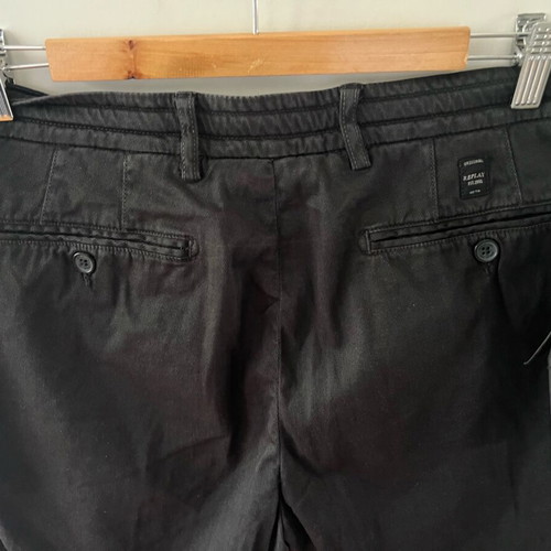 Replay cotton black men's shorts XL new