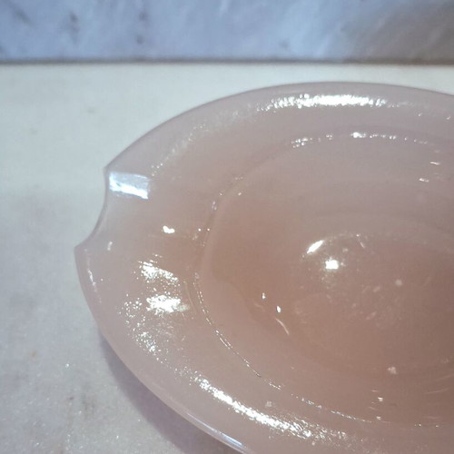 Σετ vintage τασάκια οπαλίνης baby pink σαν καινούργιο