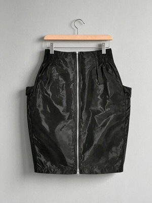 Vintage cargo high-waisted skirt Rinascimento like new, black, size M