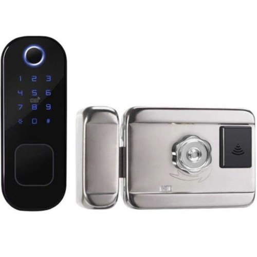 Moes WDL-R5-2 Smart WiFi Lock like new, fingerprint, pin, key, app, card, pack of 3