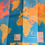 Super World brand new map 96×47cm elements