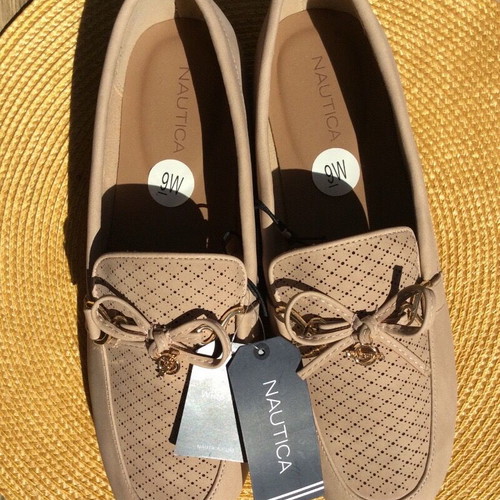 Nautica women's loafers new, size 40, beige