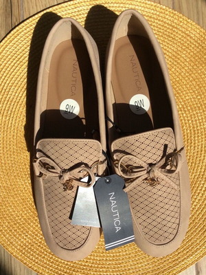 Nautica women's loafers new, size 40, beige