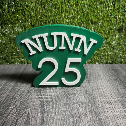 Nunn 25 Panathinaikos BC decorative 3d print new