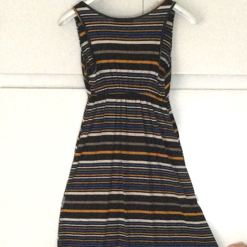 Striped midi dress Paranoia new, medium size, multicolor