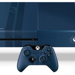 Microsoft XBOX One console blue used