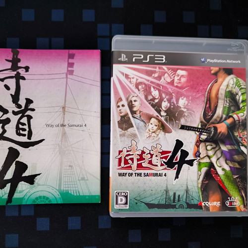 Way of the Samurai 4 Japan Edition PS3 game mint condition