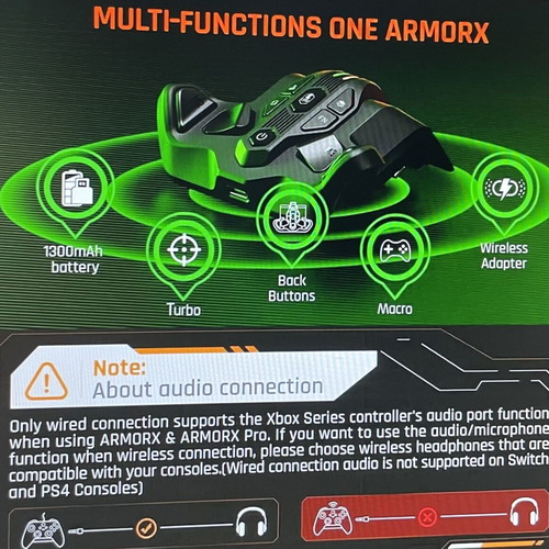 ArmorX Big Big Won Wireless Back Button Controller for PC Xbox Series X/S new