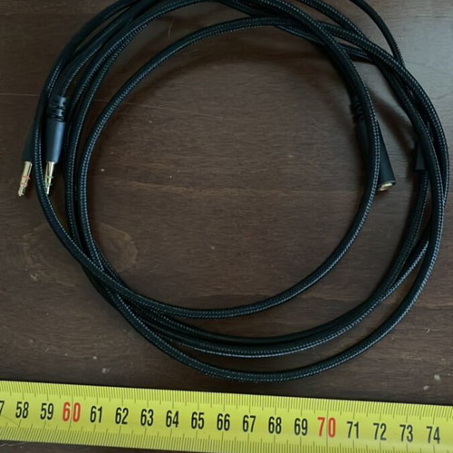 3.5mm Jack Cable Female to 2x3.5mm Jack Male, 2.1m, like new