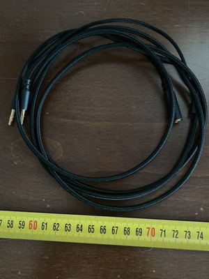 3.5mm Jack Cable Female to 2x3.5mm Jack Male, 2.1m, like new