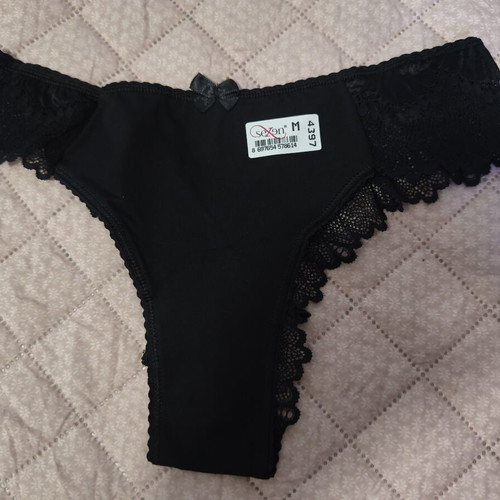 Brazil cotton underwear set new, black, pack of five