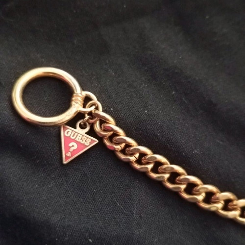 Guess bracelet used, gold plated, gold color