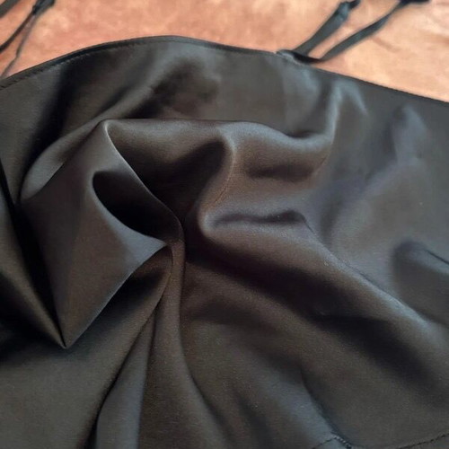 Satin top black like new, size Large from H&M