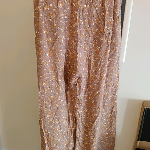 Wide Leg Pants new one size airy with elastic waist and pockets