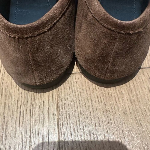 Zara loafers brown suede like new, size 39