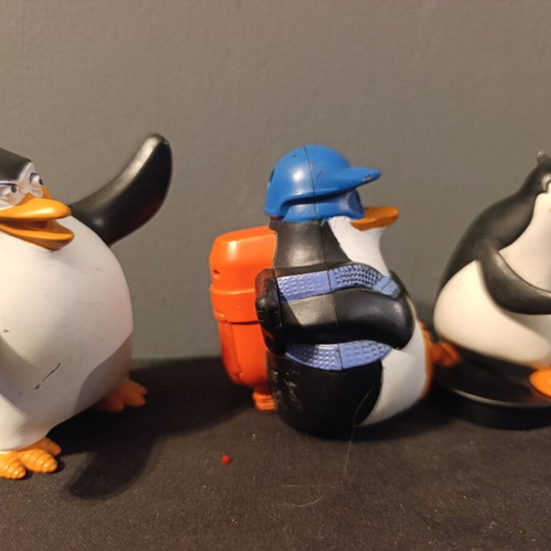 Penguins of Madagascar figures set used with sounds