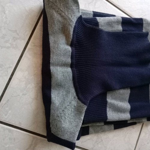 Zara women's turtleneck like new, gray and blue, size M