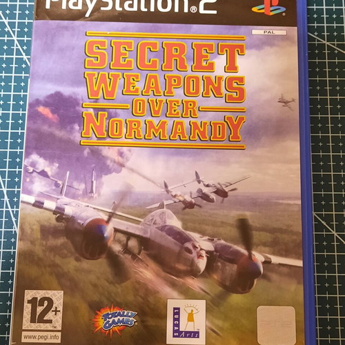 Secret Weapons Over Normandy PS2 Black Label used, complete in box