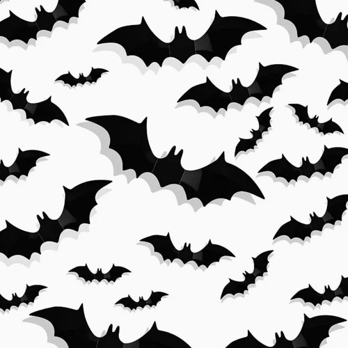 Wall bats pack of 48, new, 4 sizes for Halloween decor