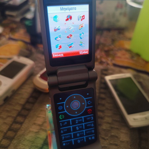 Motorola KRZR K1 used mobile phone blue