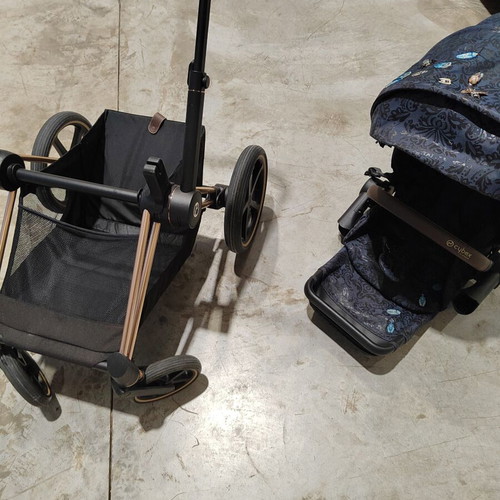Cybex Priam Rose Gold stroller used, Jewels of Nature edition