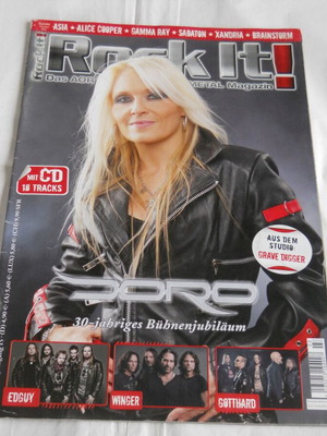 Rock It!#81 May/June 2014 used metal German magazine with CD