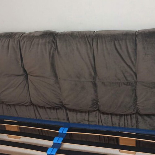 Double bed like new for 160x200 mattress, black