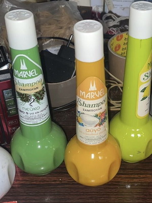 Vintage σαμπουάν της Marvel, καινούργιο, σετ 5 τεμαχίων με αρώματα