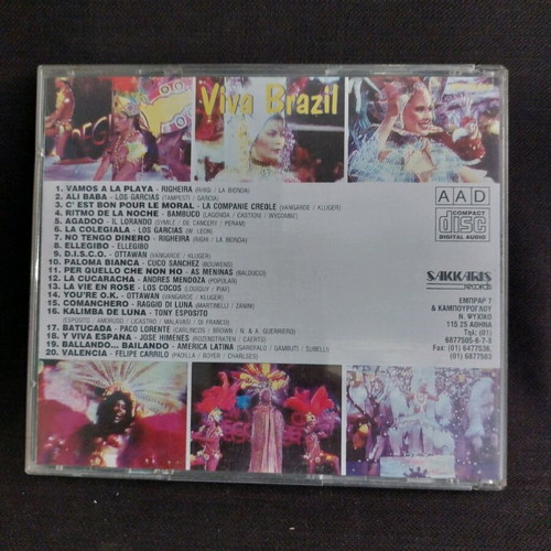 Viva Brazil CD used, Latin