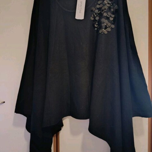 Celestino pullover-tunic new, black, one size