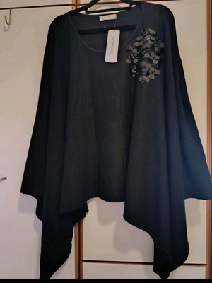 Celestino pullover-tunic new, black, one size
