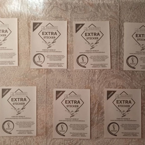 Panini World Cup 2022 Extra Stickers pack of 12 like new