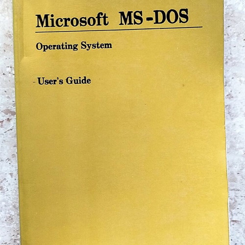 MS-DOS book set like new, 6+1 volumes, English