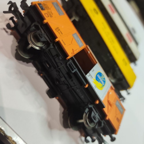 Fleischmann HO commercial train wagons, set of 4