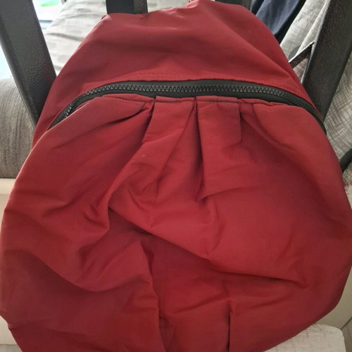 Sisley backpack used, burgundy color